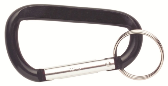 Carabiners With Keyring - Carakeyr black